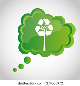 eco friendly design, vector illustration eps10 graphic 