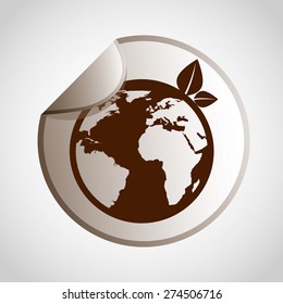 eco friendly design, vector illustration eps10 graphic 