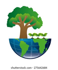 eco friendly design, vector illustration eps10 graphic 