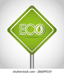 eco friendly design, vector illustration eps10 graphic 