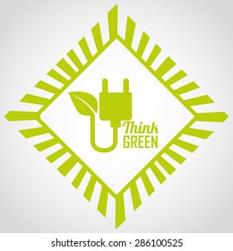 eco friendly design, vector illustration eps10 graphic 