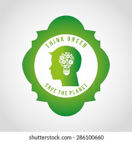 eco friendly design, vector illustration eps10 graphic 