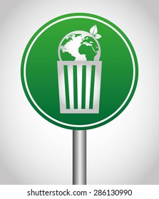 eco friendly design, vector illustration eps10 graphic 