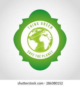 eco friendly design, vector illustration eps10 graphic 