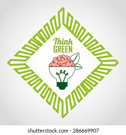 eco friendly design, vector illustration eps10 graphic 