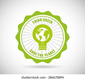 eco friendly design, vector illustration eps10 graphic 