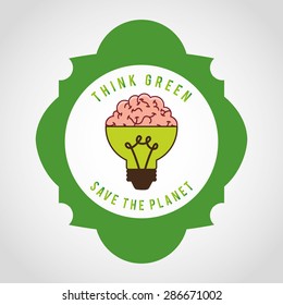 eco friendly design, vector illustration eps10 graphic 