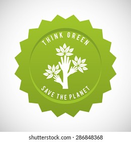 eco friendly design, vector illustration eps10 graphic 