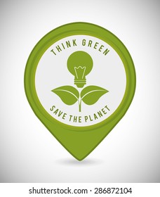 eco friendly design, vector illustration eps10 graphic 
