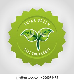 eco friendly design, vector illustration eps10 graphic 