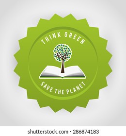 eco friendly design, vector illustration eps10 graphic 