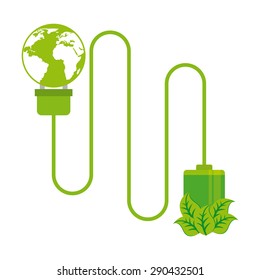 eco friendly design, vector illustration eps10 graphic 