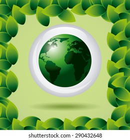 eco friendly design, vector illustration eps10 graphic 