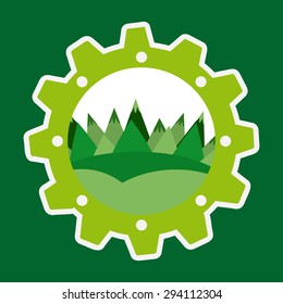 eco friendly design, vector illustration eps10 graphic 