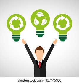eco friendly design, vector illustration eps10 graphic 
