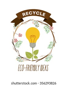 eco friendly design, vector illustration eps10 graphic 