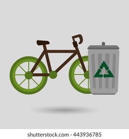 eco friendly design, vector illustration eps10 graphic 