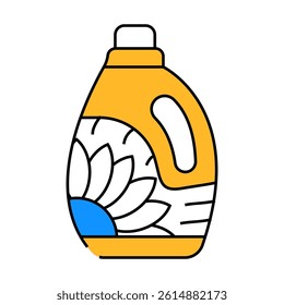 eco friendly detergent line icon vector. eco friendly detergent sign. isolated symbol illustration