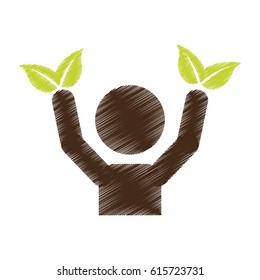 eco friendly emblem icon image