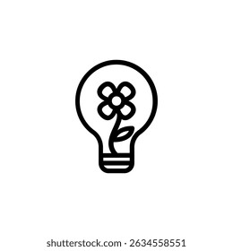Eco Friendly Energy Vector Illustration with Green Technology Elements