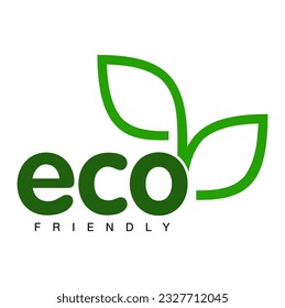 Ambiente Ecológico. Logo ECO de vector verde