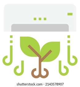 eco friendly flat icon vector illustration