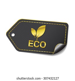 Eco Friendly golden Vector Icon Design