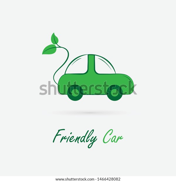 eco friendly green car
logo