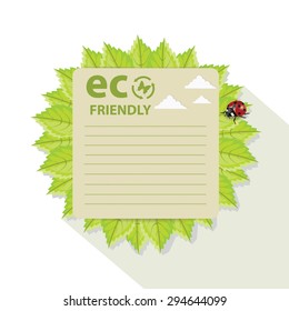 Eco friendly green energy .
