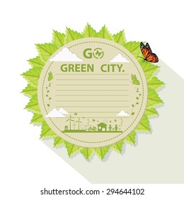 Eco friendly green energy.
