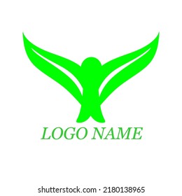 Eco Friendly green logo Vector Illustration.