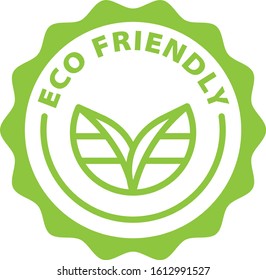 Eco friendly green outline icon