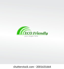 Eco Friendly Green Vector Logo Design