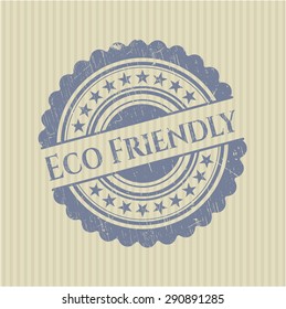 Eco Friendly grunge seal