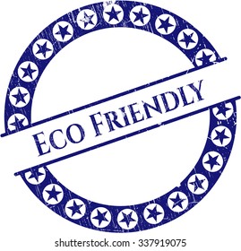Eco Friendly grunge stamp