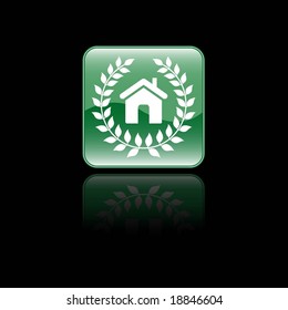 Eco Friendly Home Icon