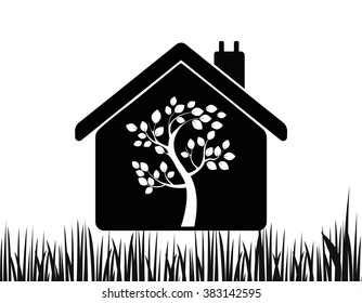 Eco friendly house design.