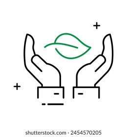 Eco Friendly Icon An exploration of environmentally conscious practices and products promoting sustainability