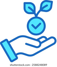 Eco Friendly Icon Outline Vector Illustration