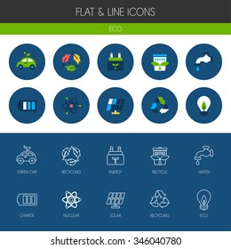 Eco friendly Icon set