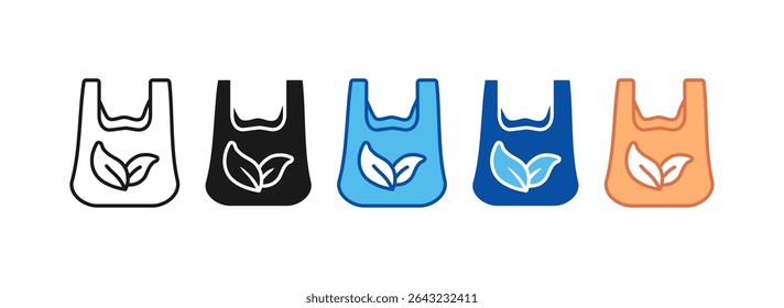 Eco Friendly Icon Set Multiple Style Collection