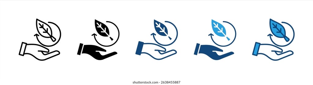Eco Friendly icon sheet multiple style collection