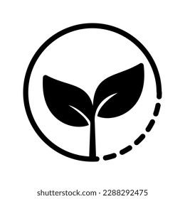 Eco friendly icon. sign for mobile concept and web design. vector illustration