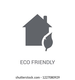 Eco friendly icon. Trendy Eco friendly logo concept on white background from Smarthome collection. Suitable for use on web apps, mobile apps and print media.