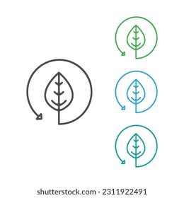 Eco Friendly Icon Vector Design.