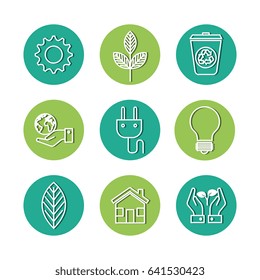 Eco friendly icons