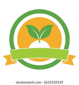 Eco Friendly Icons. Ecologic food stamps. Organic natural food labels