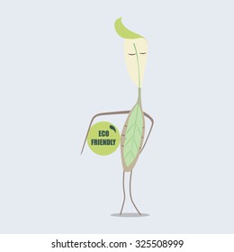 Eco friendly illustration