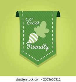 Eco Friendly Illustration With Radish Icon