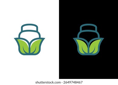 Eco amigável Kettlebell Bem-Estar Gráfico